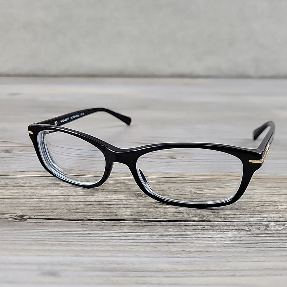 Coach HC 6054 Elise 5002 Black Eyeglasses 52-16-135 Full Rim  Frames Only‎